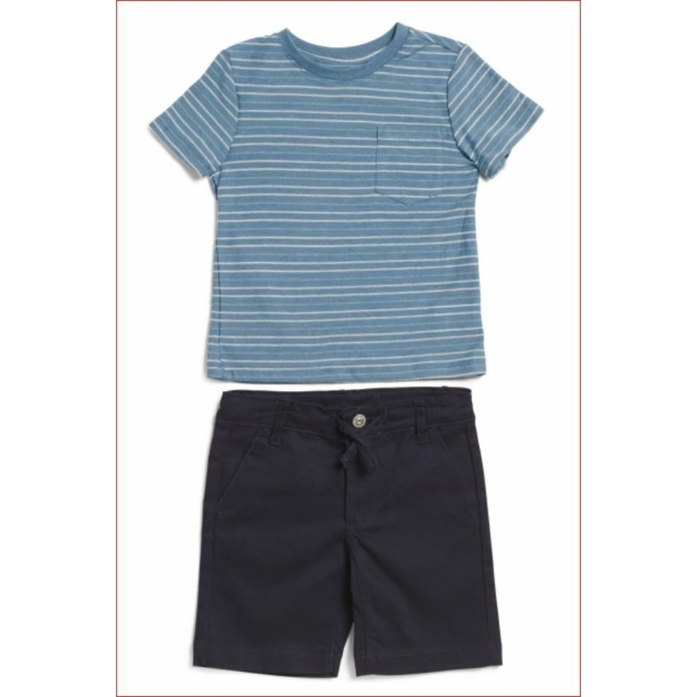 AG Adriano Goldschmied kids Infant boys Tee & sateen shorts 24m MSRP $59